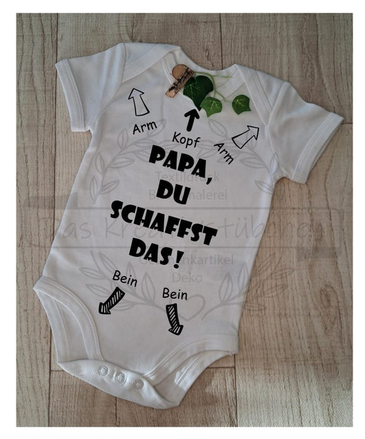 Baby Body "Papa, du schaffst das!" Kurzarm