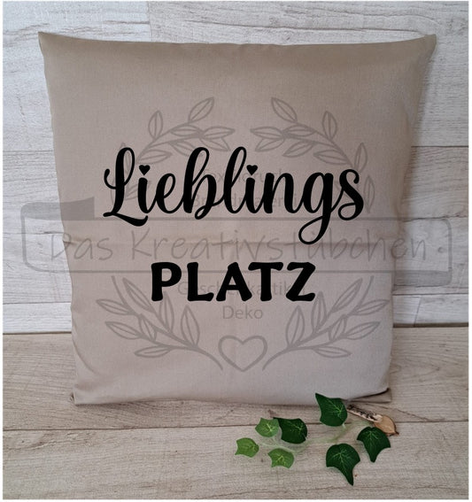 Kissen "Lieblingsplatz"