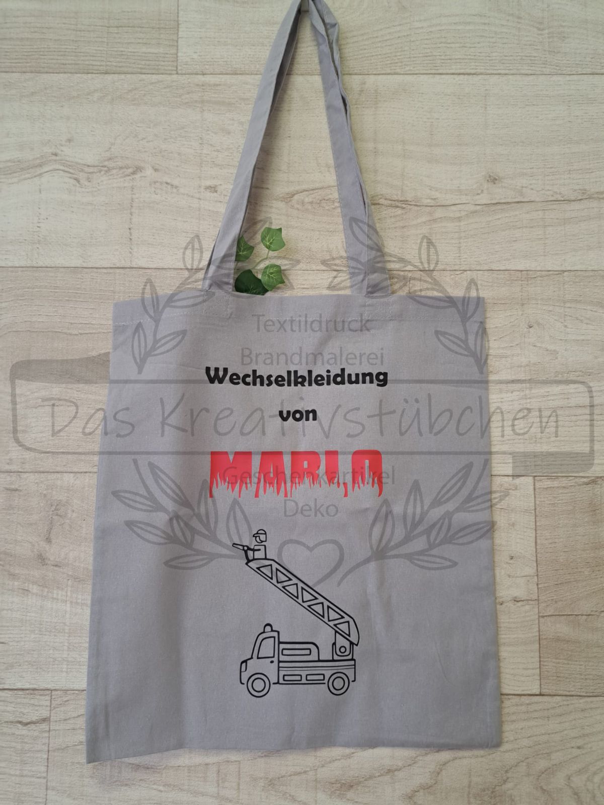 Kita Beutel mit personalisierten Namen 2
