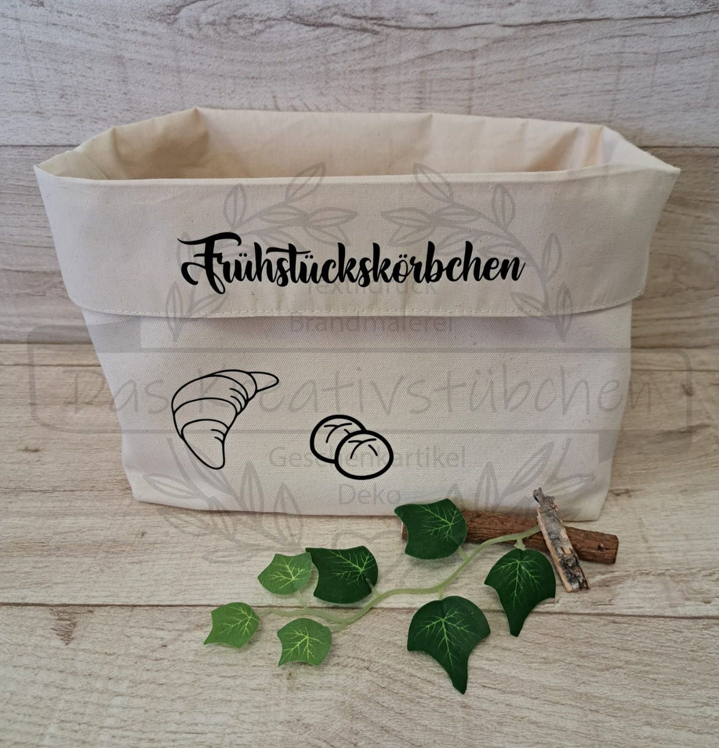Stoffkörbchen / Utensilo mit Druck