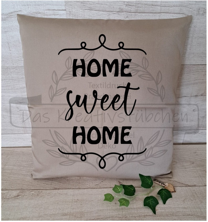 Kissen "Home sweet Home"