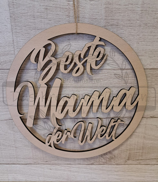 Fensterbild "Beste Mama der Welt"