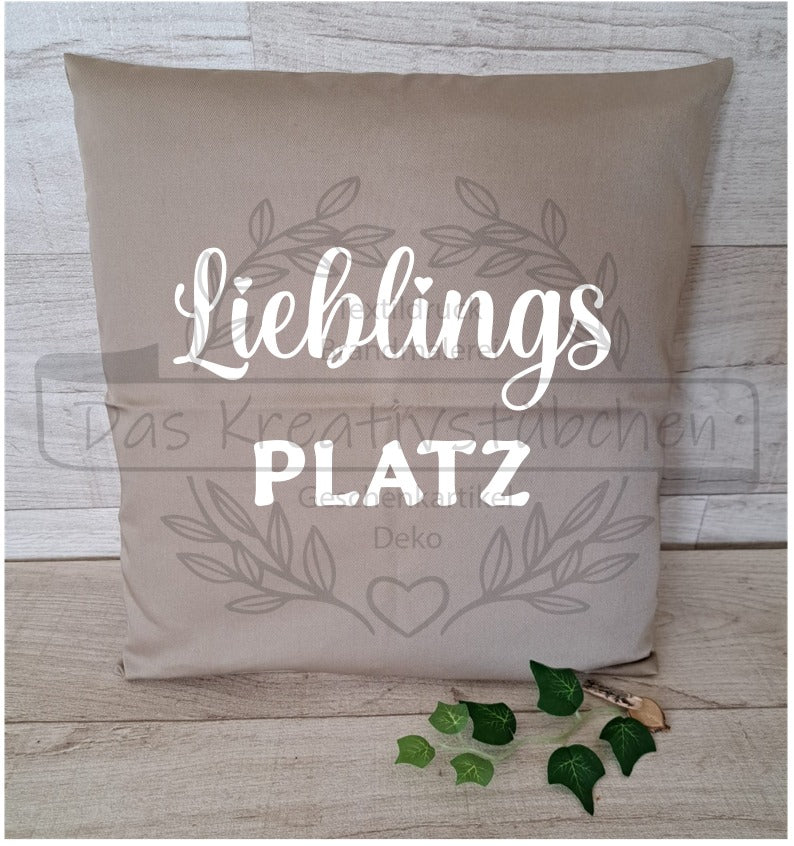 Kissen "Lieblingsplatz"