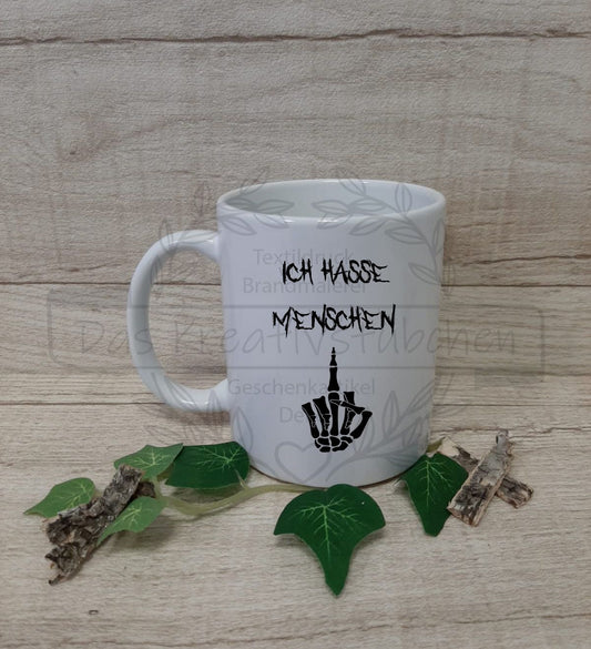 Tasse "Ich hasse Menschen"